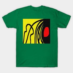 Red yellow black T-Shirt